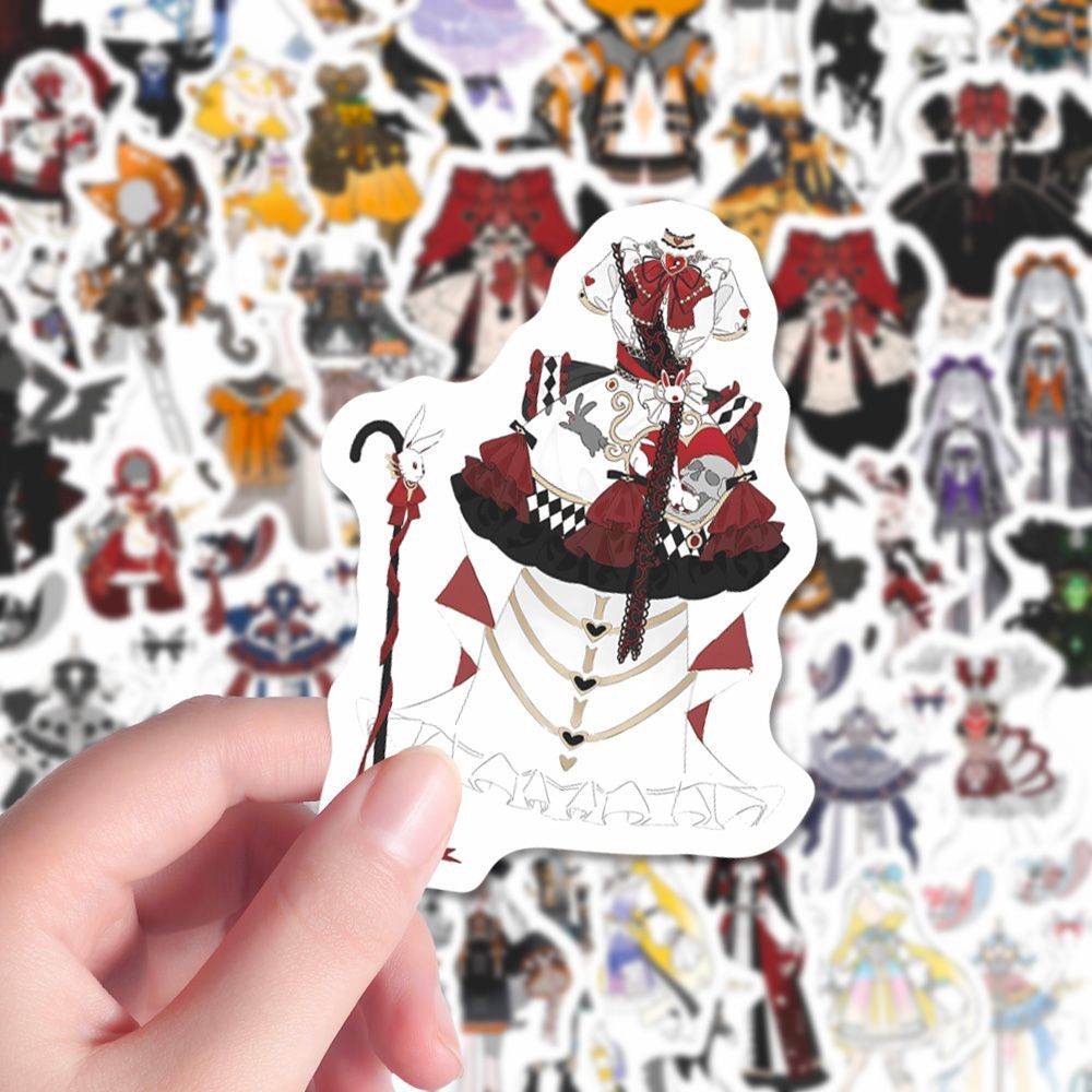 324张万圣节诶OC服饰贴纸新款节日限定二次元精美参考素材贴画diy