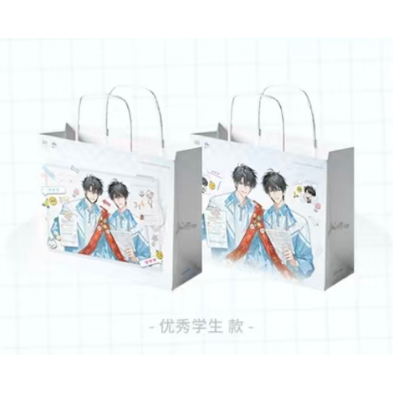 [线下代购正版]觅星社伪装学渣一期周边学生徽章小卡合拍纸袋色纸