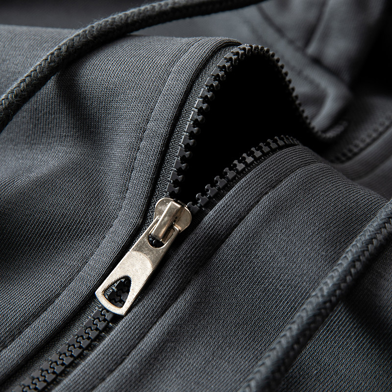 무거운  조심히 받아가세요  남성과 여성을 위한 솔리드 컬러 지퍼 가디건 루즈 캐주얼 다목적 따뜻함 가을 겨울