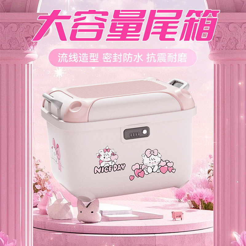 电动车后备箱通用尾箱适用雅迪爱玛露娜台铃电瓶车储物包收纳神器