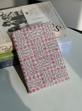 Liberty睡玫瑰书衣A5A6余白可定制手工布书套32K英国进口面料