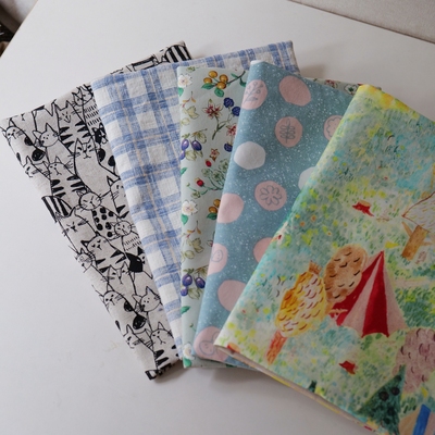 榕树岛A5手作布书衣可调节