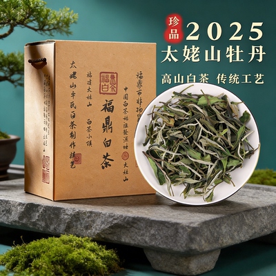 2025年白牡丹福鼎白茶散茶正宗高山太姥山明前荒野老树茶叶500g