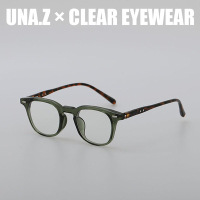 韩版素颜方框复古防蓝光近视眼镜