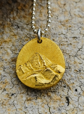 无山原创设计冈仁波齐吊坠项链生日礼物定制