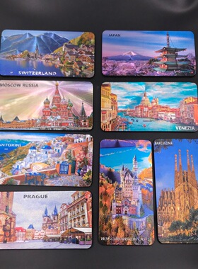 瑞士威尼斯西班牙德国俄罗斯旅游纪念冰箱贴refrigerator magnet