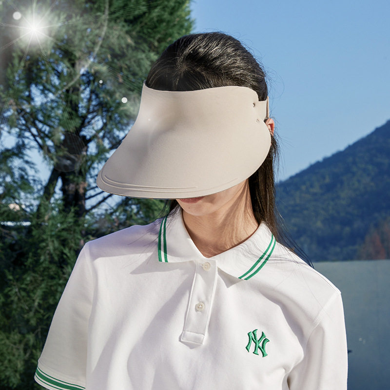 定制加logo防晒帽女空顶大帽帽子