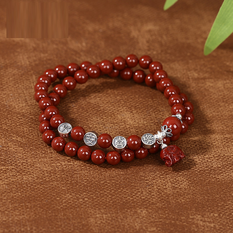 s999纯银平安喜乐手链