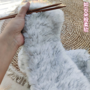 手工水墨渐变diy围巾材料包编织保暖棒针送男女友礼物长毛绒毛线