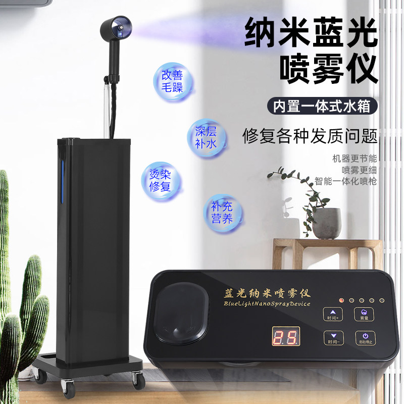 纳米喷雾机美发立式蓝光头发美发喷雾机手持式护发养发焗油机热喷