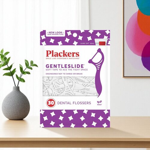 派乐丝扁线牙线棒30支装