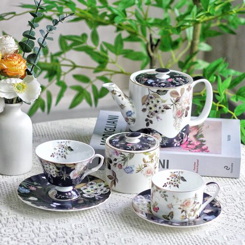 陶瓷咖啡杯碟套装家用茶具套