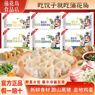 美味零添加半成品早餐夜宵蒲花岛蒸煎饺轻食野菜饺子新鲜