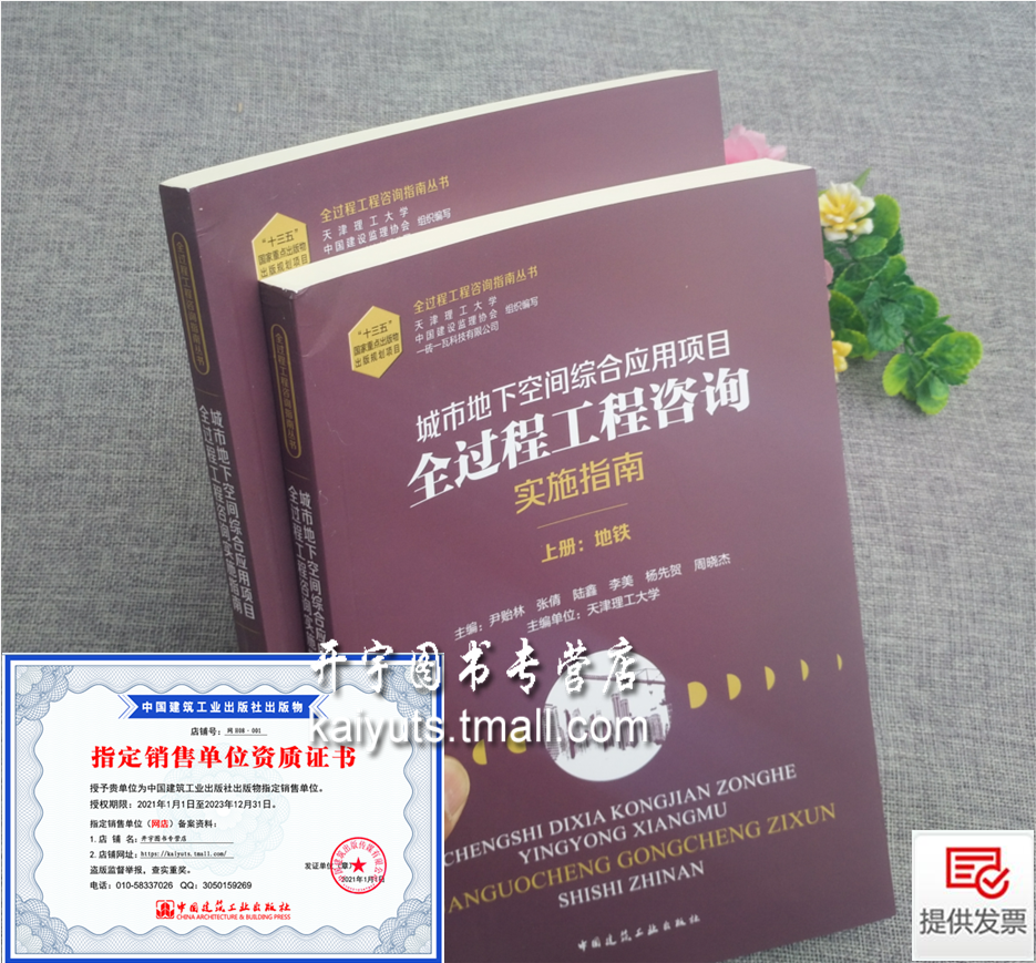 正版 城市地下空间综合应用项目全过程工程咨询实施指南（上、下册）地铁 综合管廊 尹贻林 天津理工大学一砖一瓦科技有限公司编写