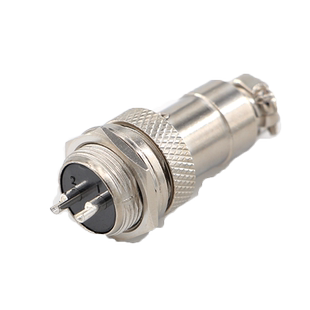 镀银插接件连接器 航空插头座GX16-2/3/4/5/6/7/8/9/10芯开孔16mm