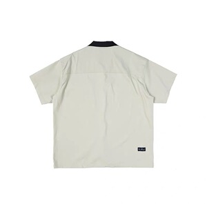 1016-BT11-P55 美式古巴领工装短袖衬衫夏季上衣图片