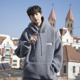 1016-BW378-P68加绒卫衣男加厚加绒羊羔毛保暖秋冬刺绣加绒外套，男装棉衣，星座1016