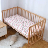 Кроватка, хлопковая детская простыня для новорожденных для приставной кровати для детского сада