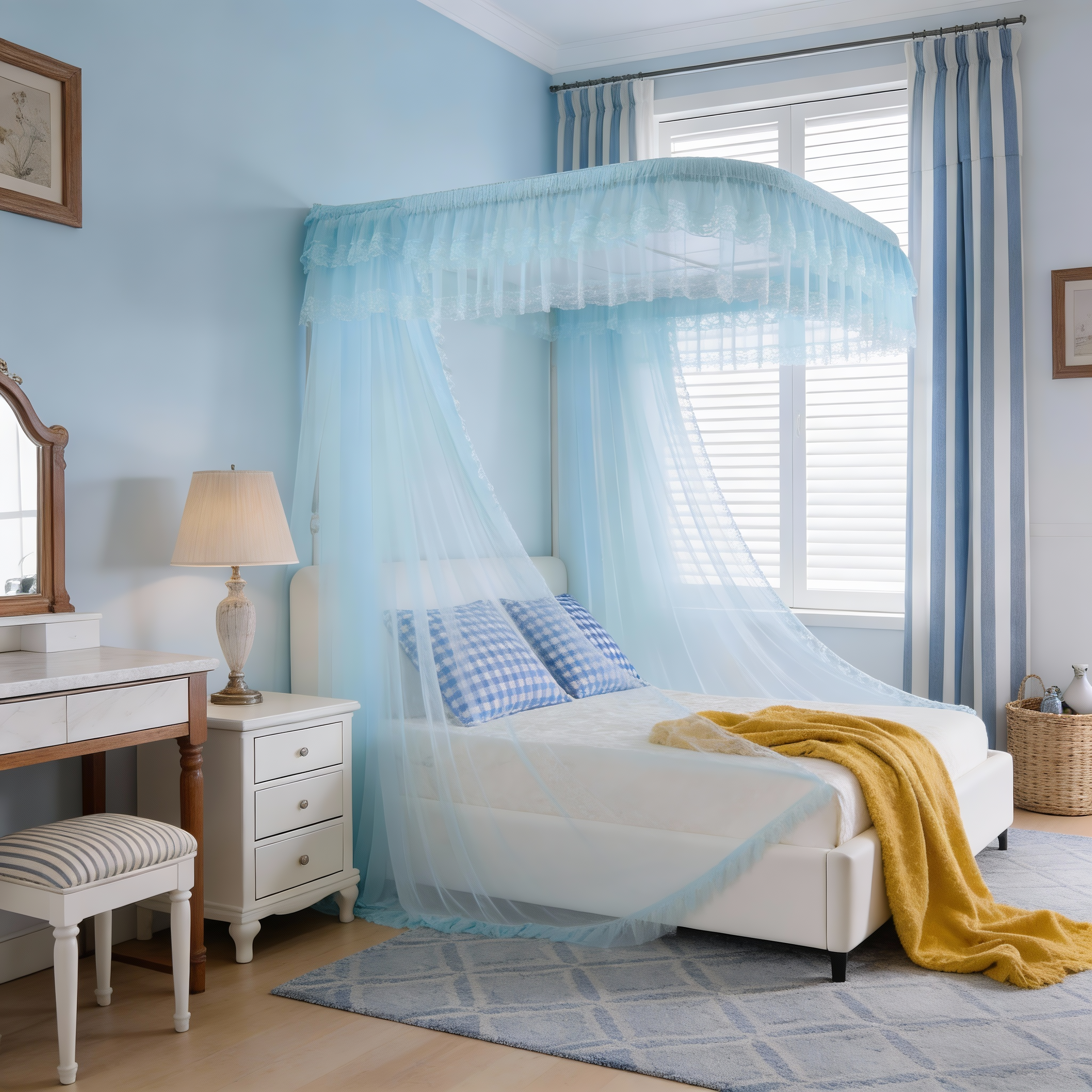 2026新款卧室高级免安装架子床蚊帐弧形导轨拉幕开合1.2m1.5米1.8,床上用品,蚊帐,淘宝优惠券,粉丝福利购,淘宝优惠卷