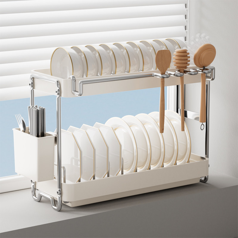 不锈钢碗碟收纳架厨房洗碗槽置物架多功能沥水碗盘架2024新款碗架,厨房/烹饪用具,碗架,淘宝优惠券,粉丝福利购,淘宝优惠卷
