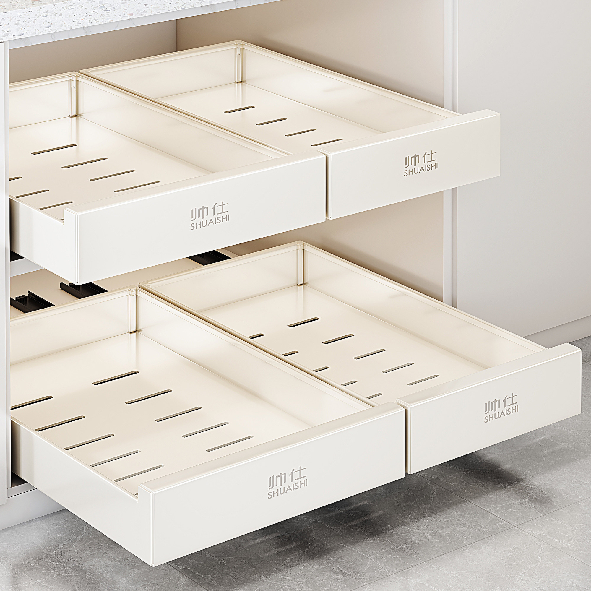 帅仕整体橱柜内抽屉2025新款置物架厨房下水槽抽拉式收纳层架调料,厨房/烹饪用具,厨房置物架/置物柜/角架,淘宝优惠券,粉丝福利购,淘宝优惠卷