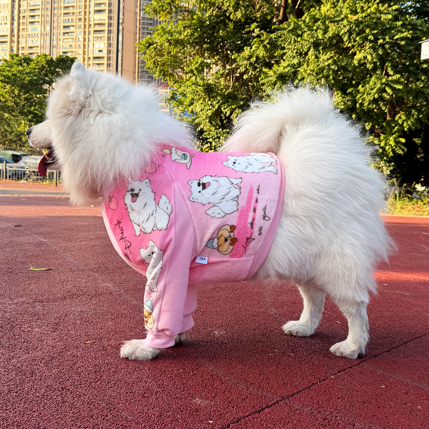 宠物狗狗护肘衣大型犬萨摩耶保暖两脚服护脚裤关节服防止肘部磨损