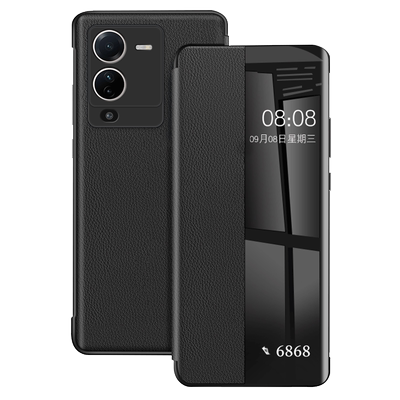 适用vivos15手机壳翻盖皮套