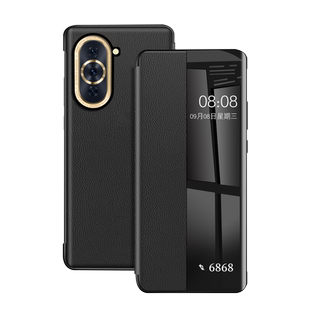 适用于华为nova10手机壳新款翻盖皮套华为nova10pro保护套素皮Hinova9por男士全包nova10se防摔5g超薄女e外壳