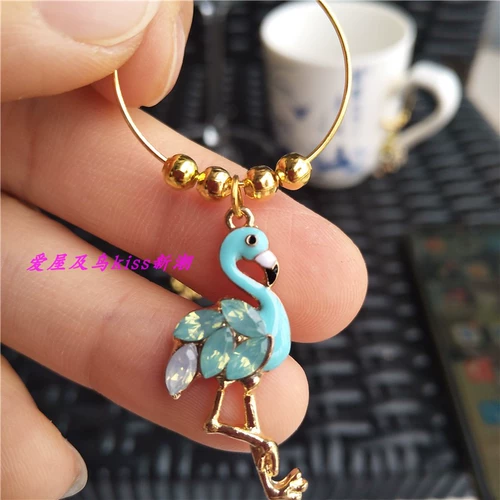 Креативный металлический бокал, идентификатор напитка для вечеринки