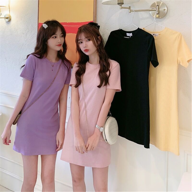 Real shot cotton spandex high elastic slim slim short sleeve T-shirt