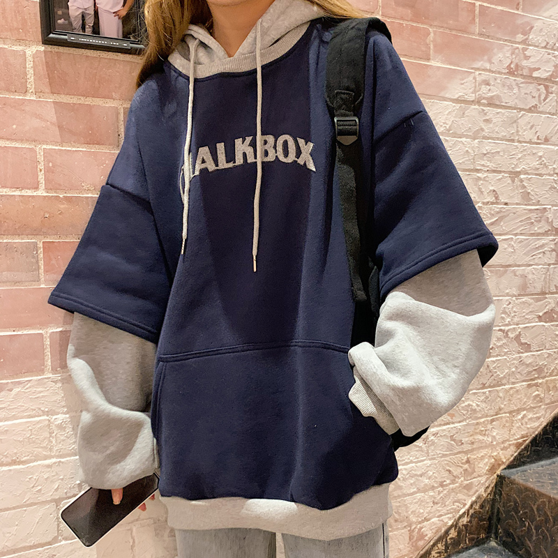 Real shot new Korean version of winter loose isn Chaozhou Hoodie