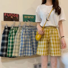 Real shot of new woven shorts for women