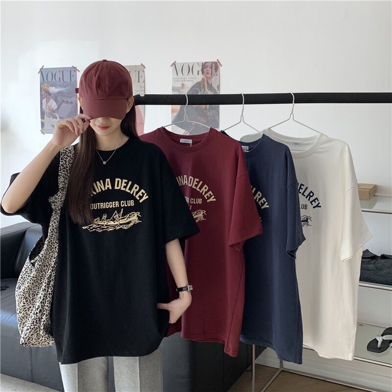 Real shot short sleeve T-shirt girl