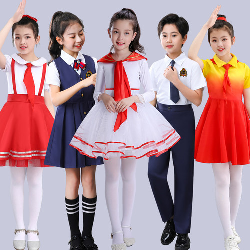 中小学诗歌朗诵大合唱比赛演出服