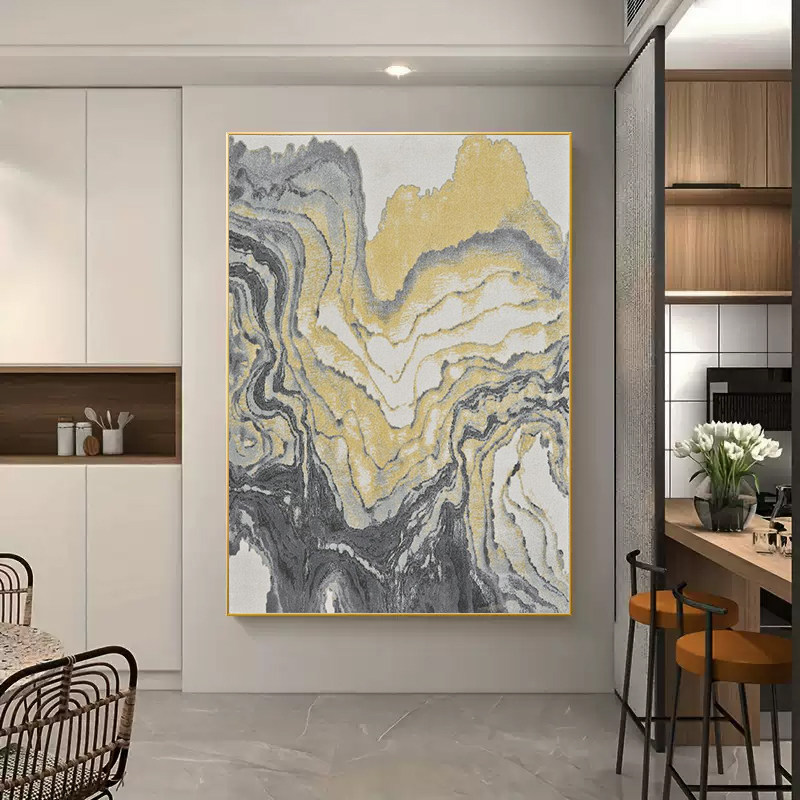 北欧侘寂风客厅装饰画小众肌理玄关走廊挂画高级感抽象样板间壁画,家居饰品,现代装饰画,淘宝优惠券,粉丝福利购,淘宝优惠卷