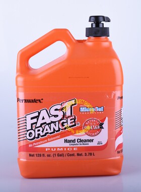 美国太阳Permatex25218 免水工业洗手液泰扬磨砂桔味重油污清洁剂