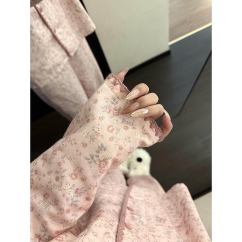 软糯亲肤舒适碎花纯棉睡衣女春秋款2026年新款长袖长裤家居服套装