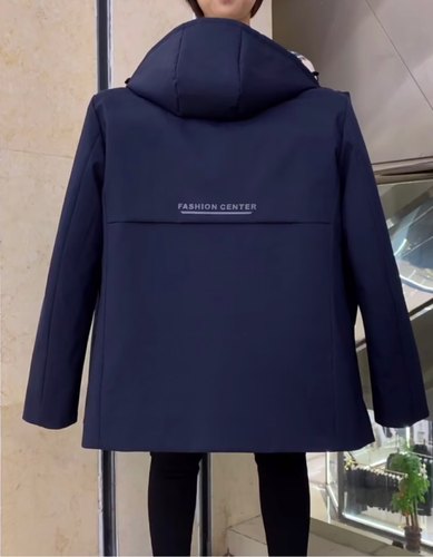 男士休闲时尚兔毛内胆皮草，活帽活里活面派克服