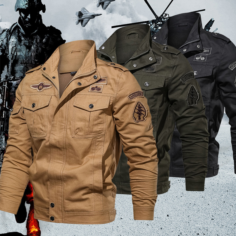 2025秋季新款多口袋外套男