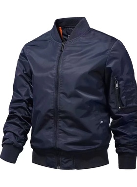 春秋季空军ma1飞行员夹克男短款潮流棒球服帅气机车大码工装外套