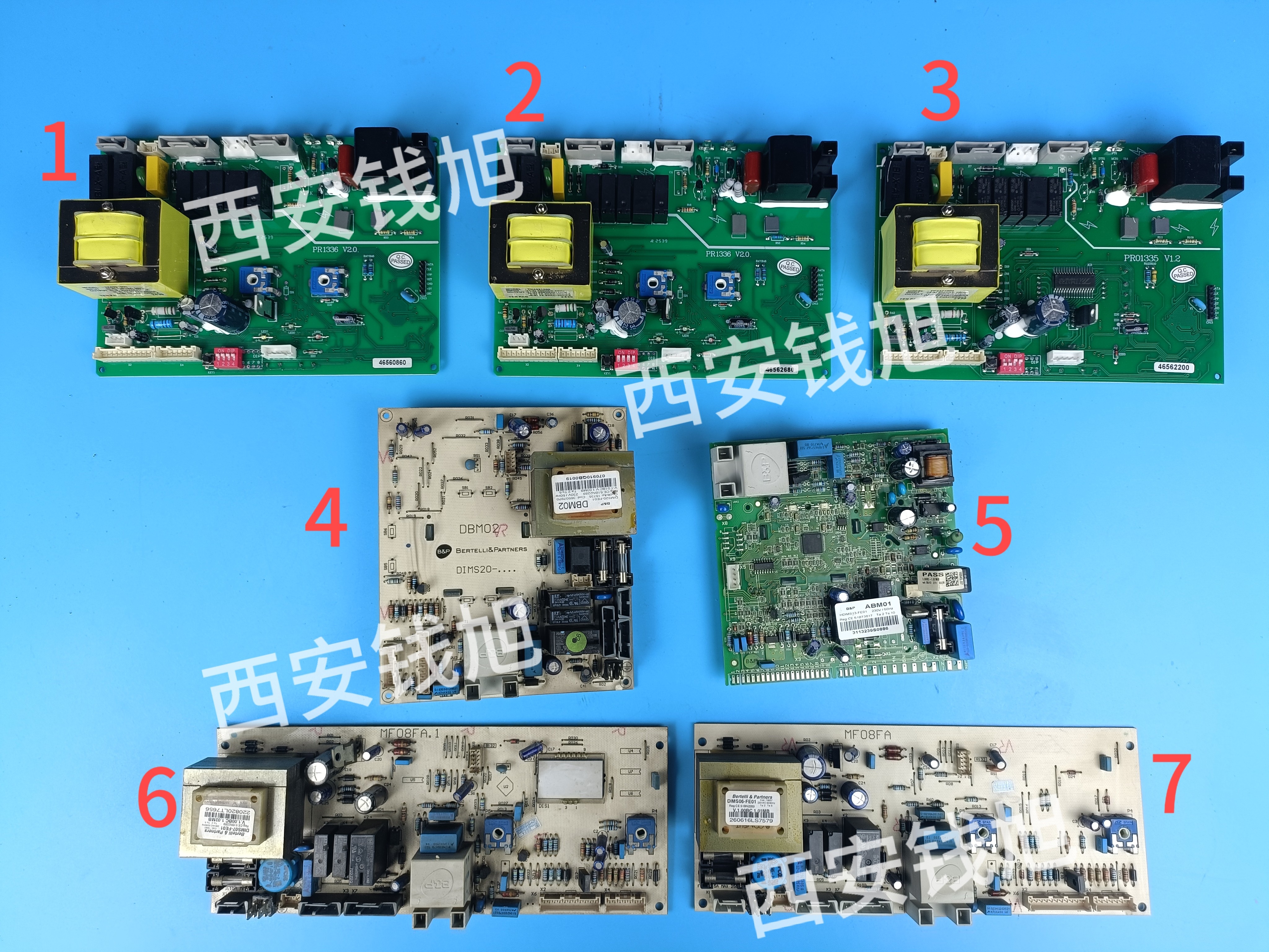 ferroli法罗力壁挂炉主板线路板电脑板控制板电路板DBM2.1A配件图片