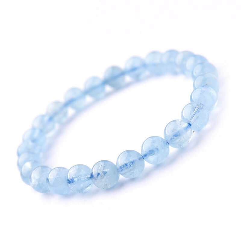 男女款水晶饰品礼物冰种海蓝宝