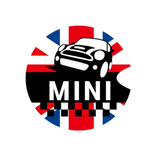 迷你mini cooper F55 56 油箱盖贴纸 英伦红蓝米字旗拉花装饰
