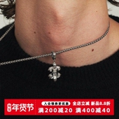 KREAM 纯银 鸢尾徽章吊坠