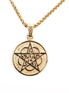 KREAM JONY J 同款 Pentacle necklace 五芒星吊坠项链男女锁骨链