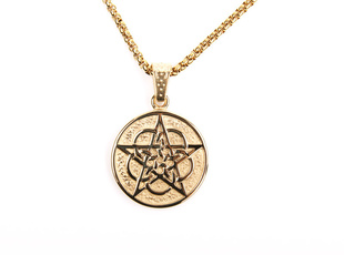 JONY necklace Pentacle 五芒星吊坠项链男女锁骨链 同款 KREAM