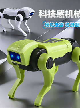 机械狗科教实验电动仿生机器狗儿童DIY拼装四足机器人益智小玩具