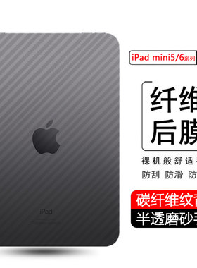iPadMini5/6/7平板碳纤维后膜