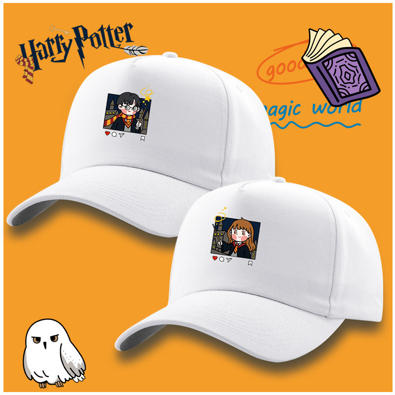 动漫潮牌哈利波特赫敏格兰芬多运动防晒鸭舌帽ins超火韩版棒球帽