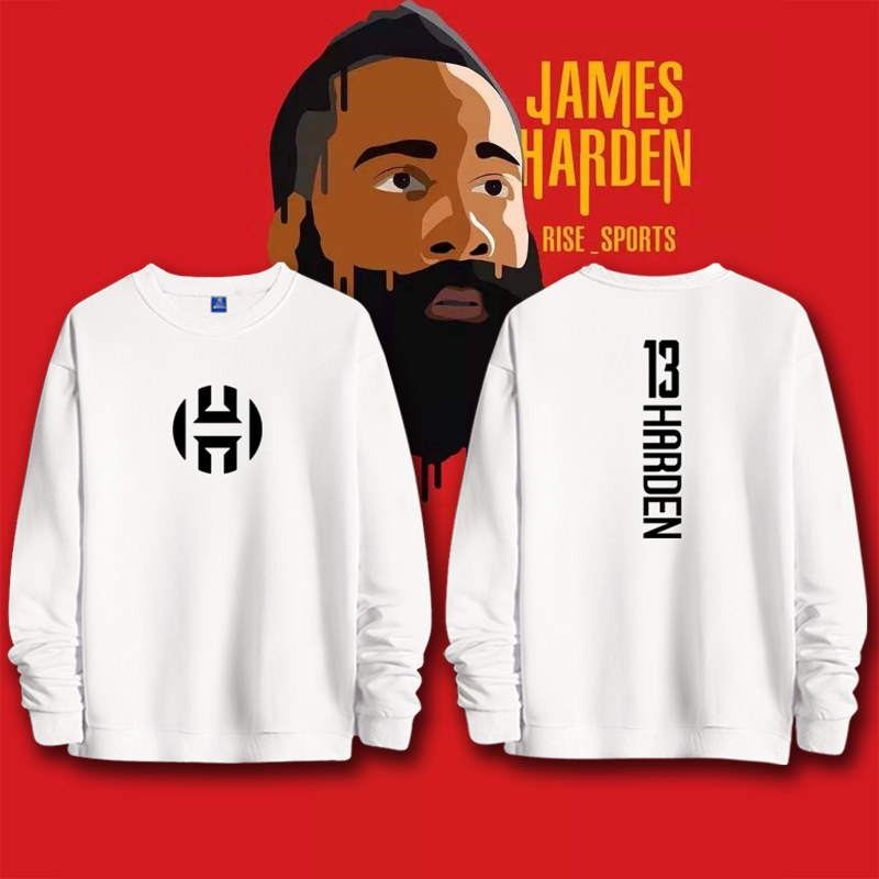 harden詹姆斯哈登篮球运动长袖外套休闲韩版宽松训练圆领套头卫衣